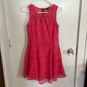 Pink kids lace dress